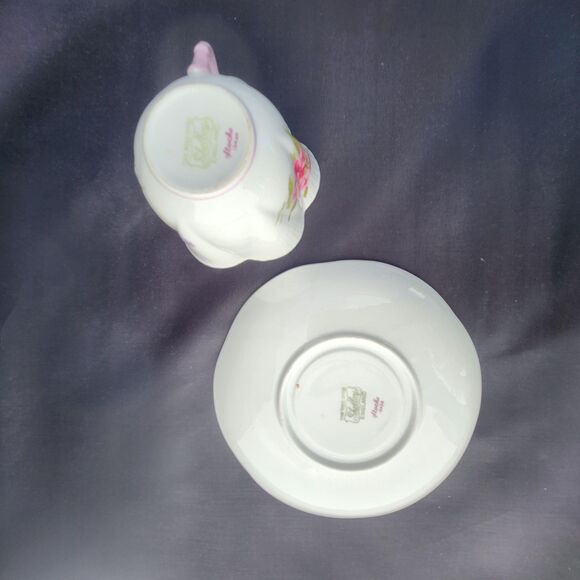 Stocks Pattern Tea Cup Dainty Shape by Shelley Bone China Spring Flowers England - Picture 6 of 7